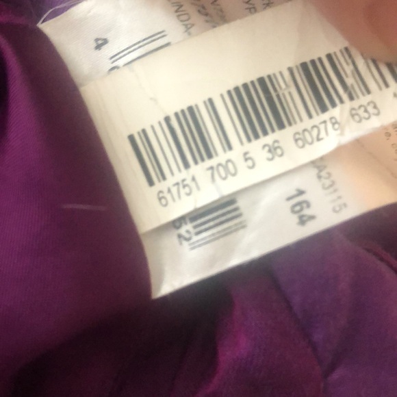 BOSS HUGO BOSS PURPLE SILK BLEND FULL SKIRT • Sz 4 - Picture 11 of 13